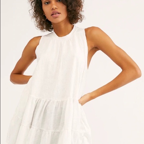 Free People Right On Time White Tunic Small - Picture 2 of 6